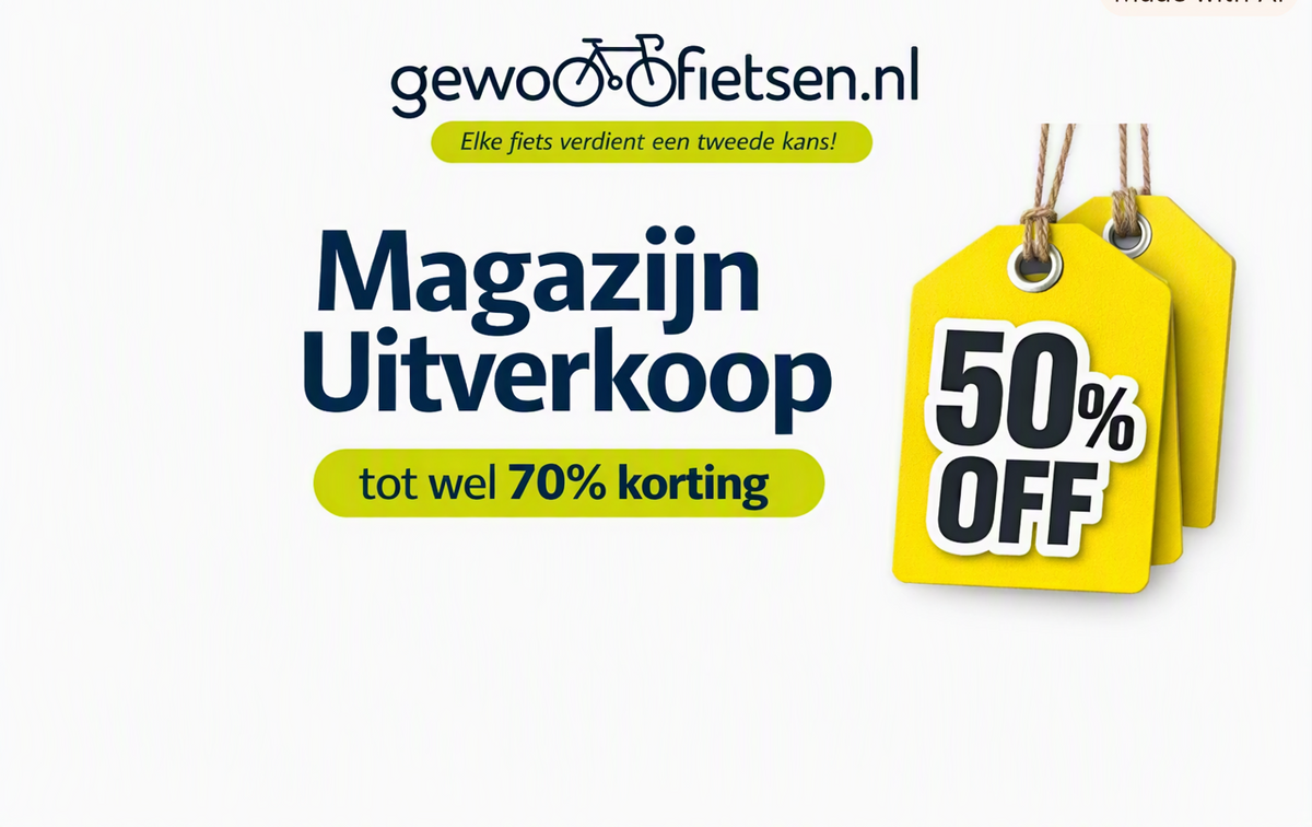 Magazijn uitverkoop