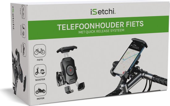 iSetchi Telefoonhouder Fiets Quick Release
