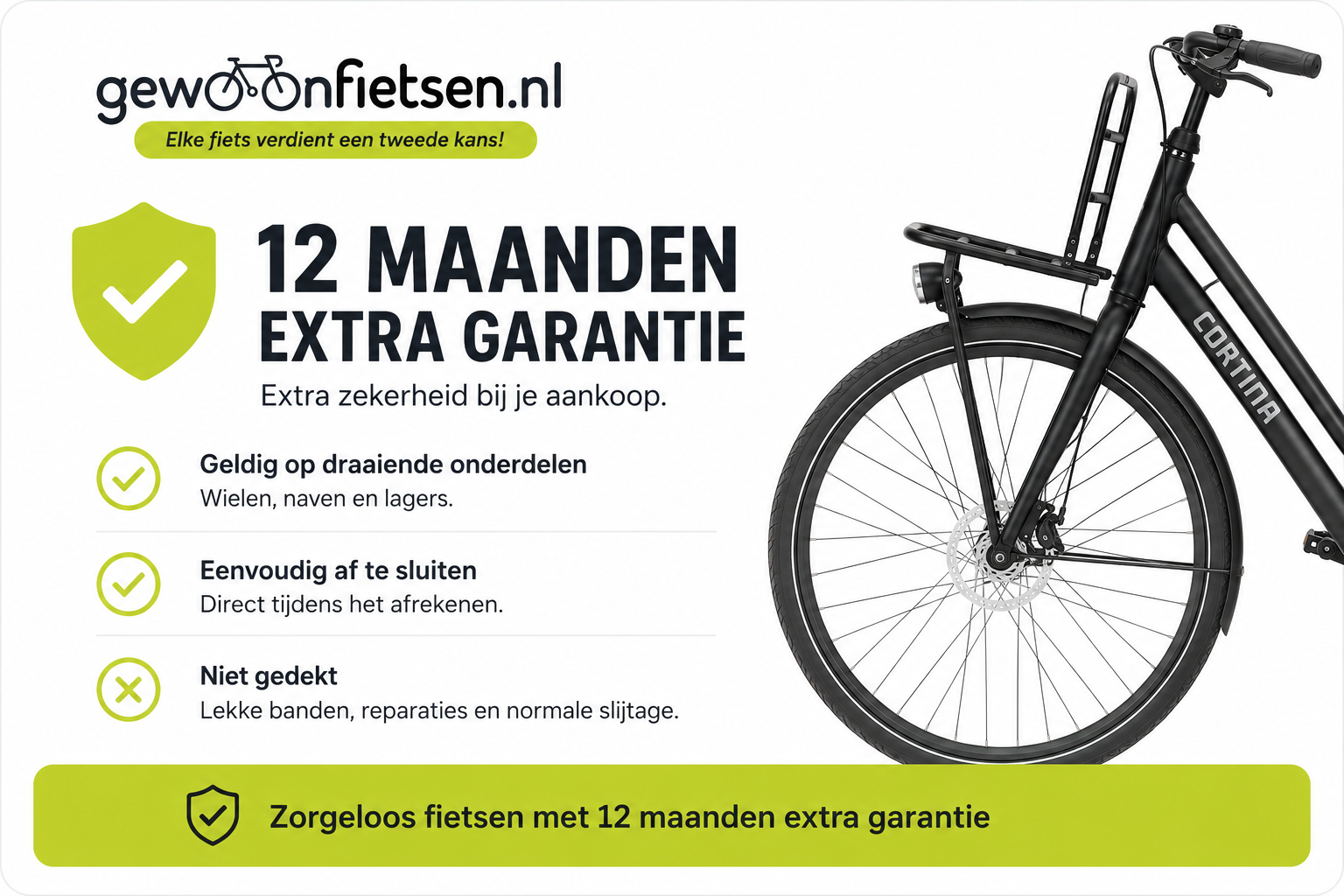 Extra garantie - 12 maanden