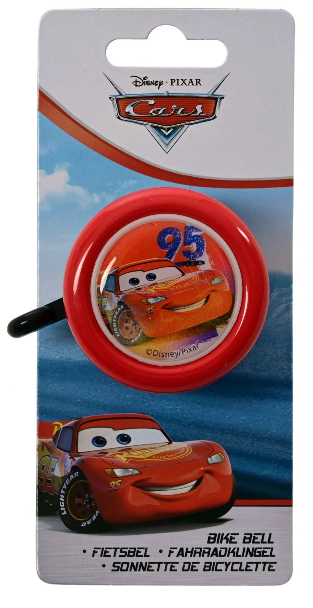 Disney Cars Fietsbel Jongens – Rood, Ø55 mm