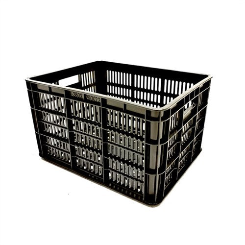Gewoonfietsen PVC KRAT Middel Zwart 32L