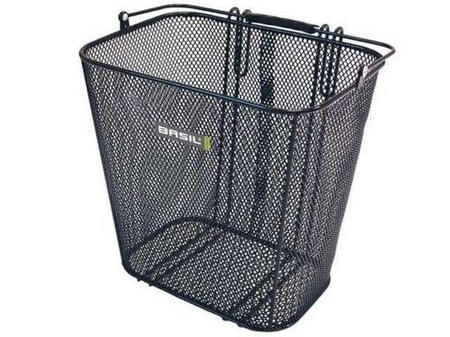 Basil Cardiff Fietsmand Hoog 26L Zwart
