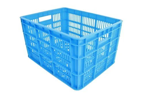 Tormino PVC Fietskrat 32L – Middel Blauw