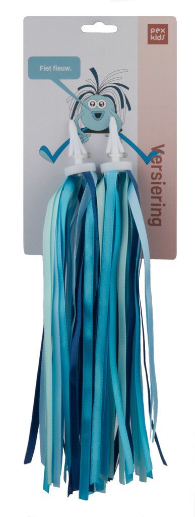 PexKids Streamers Blauw – Handvat Slingers voor in het Stuur