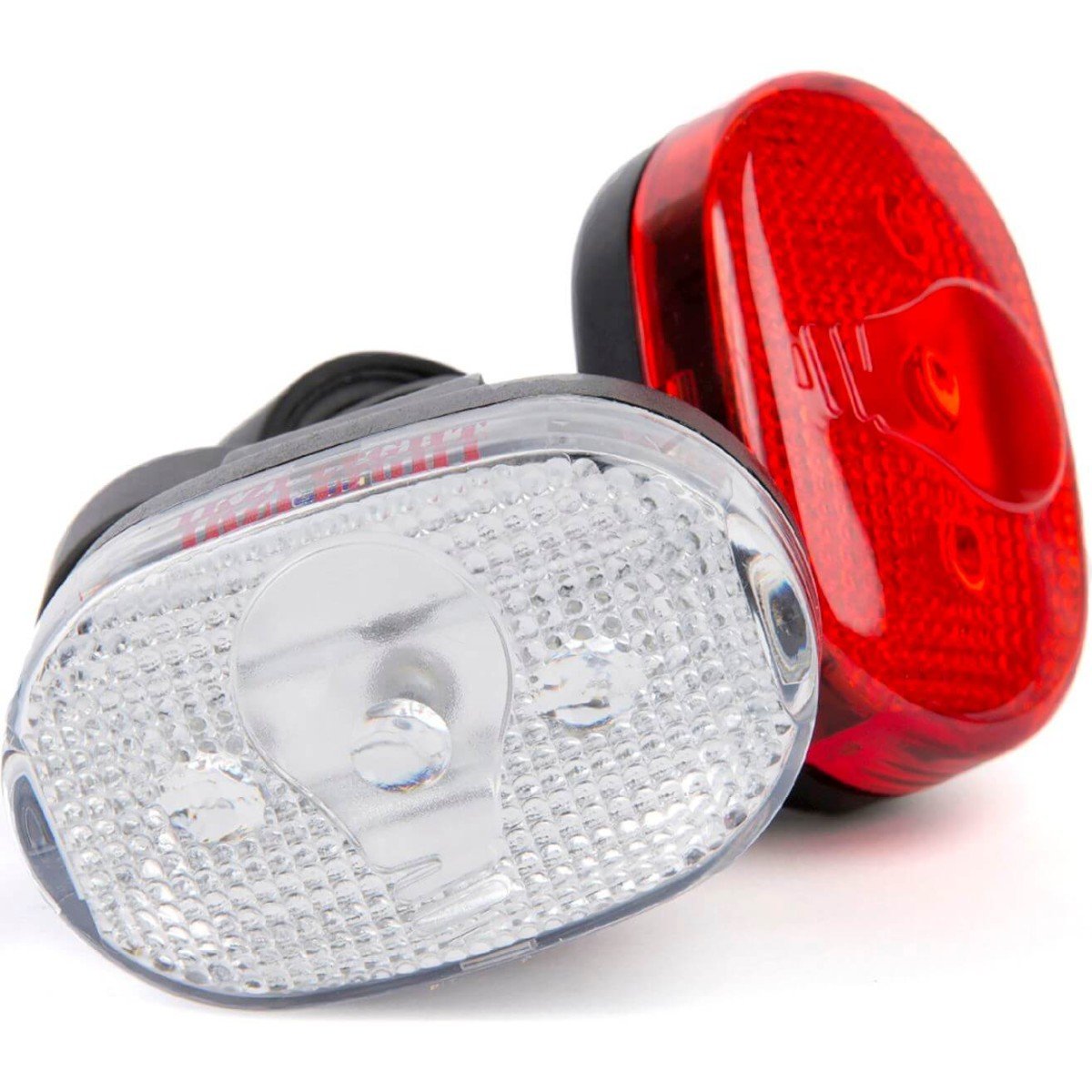 IKZI Light Verlichtingsset Ovaal 3 LED – Batterij – Voor & Achter