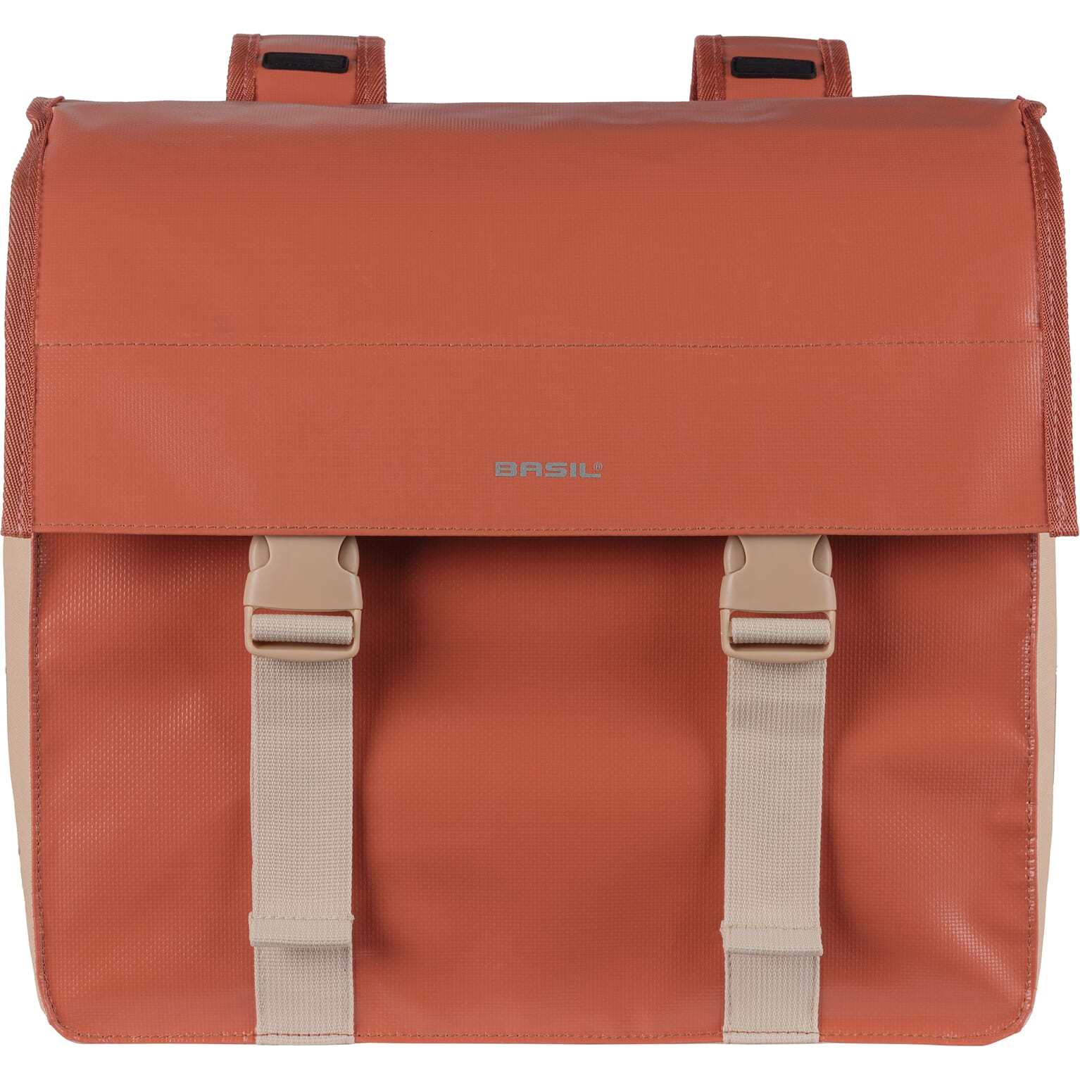 Basil Urban Load Dubbele Fietstas 48-53L Terra Red/Rose