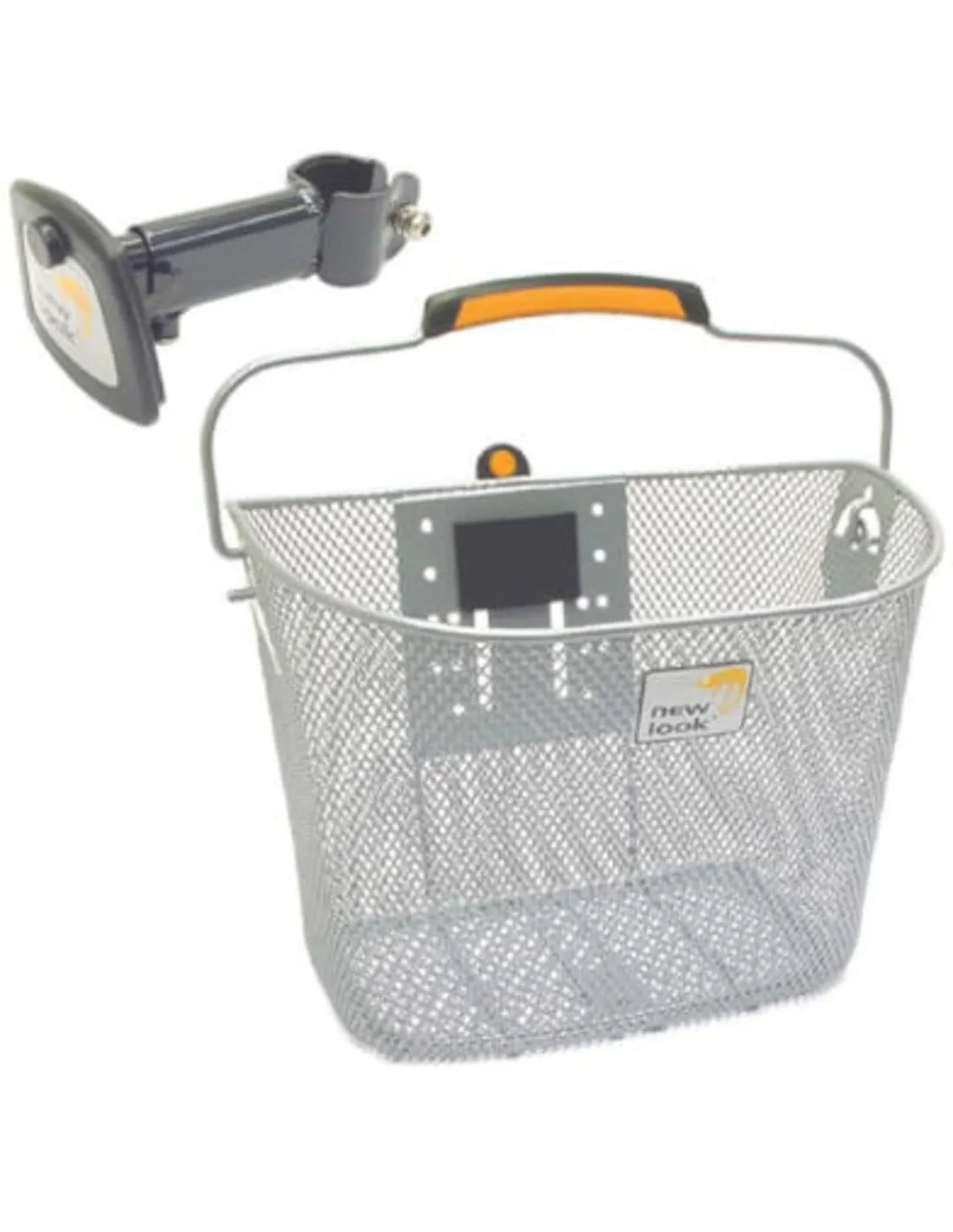 New Looxs Toscane afneembare fietsmand zilver Smartlock
