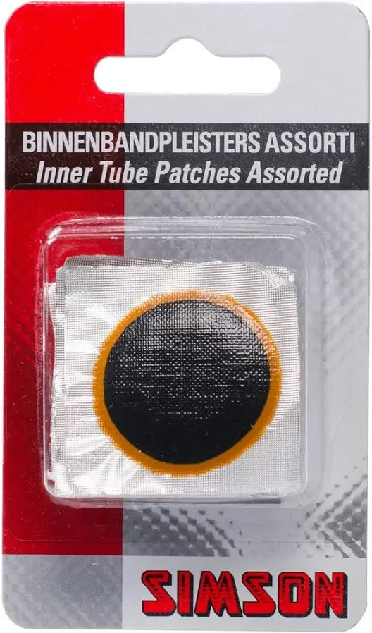 Simson Reparatie Plakkers Assortiment – 16/25/33mm + Ovaal