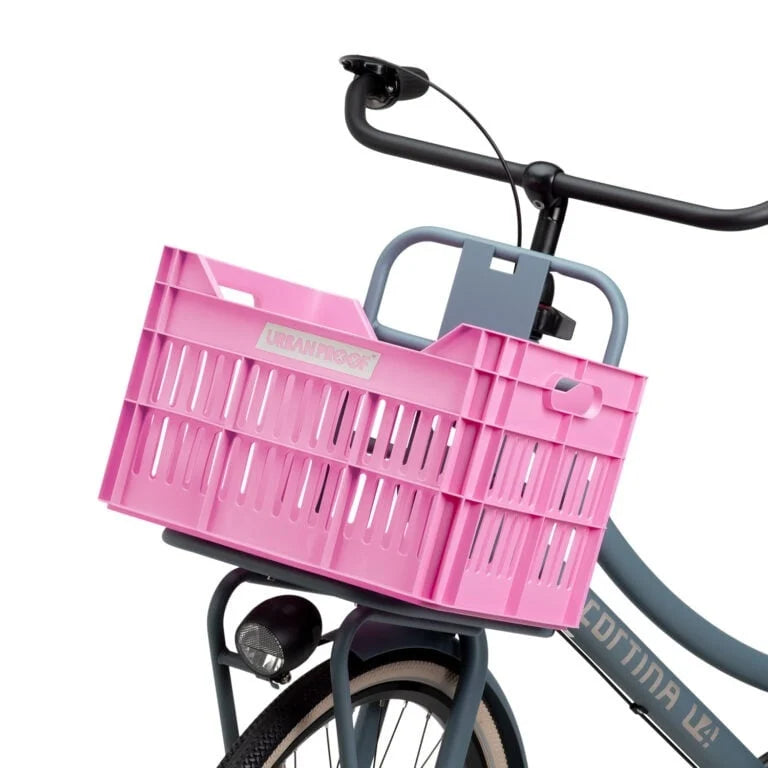 Urban Proof Fietskrat 30L – Bright Pink (Roze)